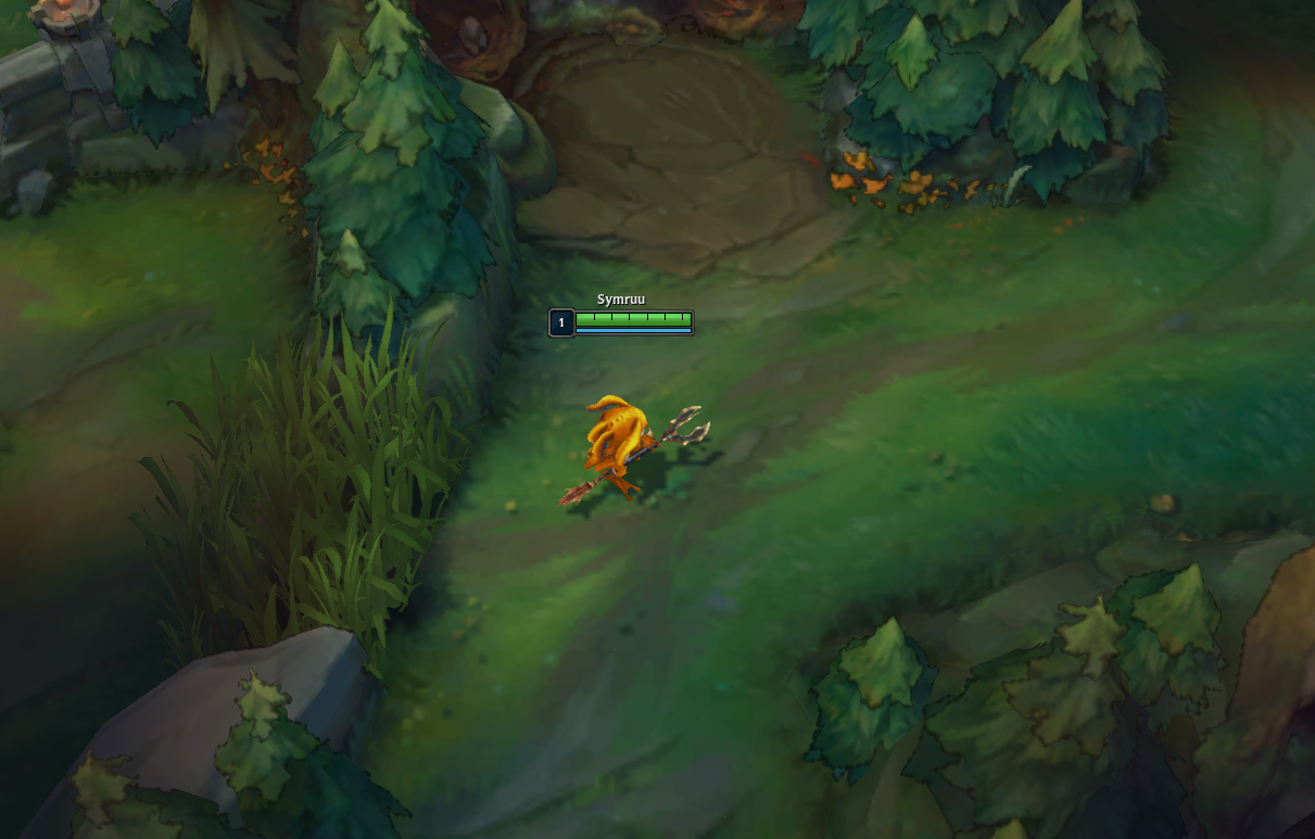In-game League of Legends screenshot showing Fizz in a team fight